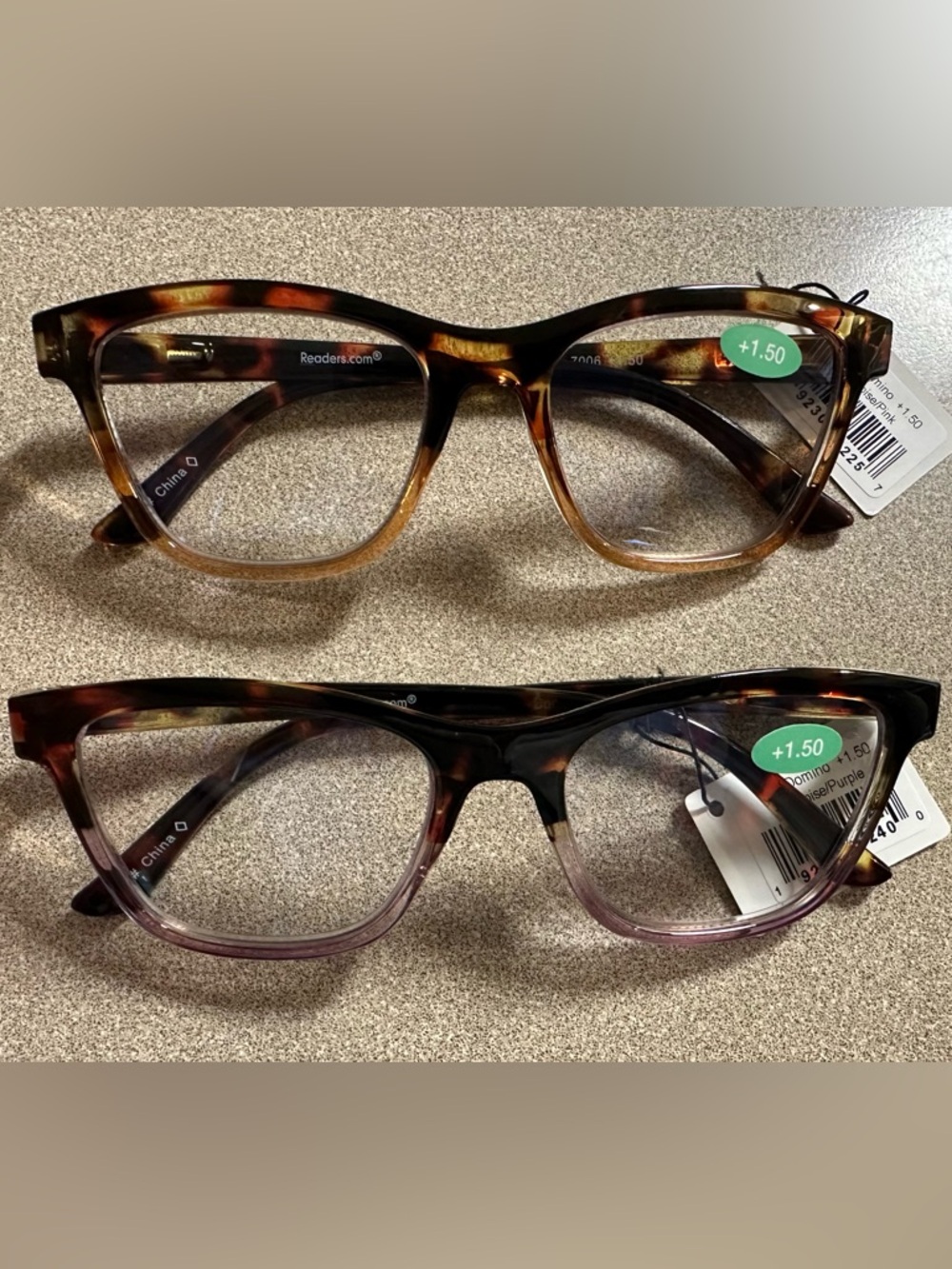 Blue Light Protection +1.50 Power Reading Glasses bundle - NWT